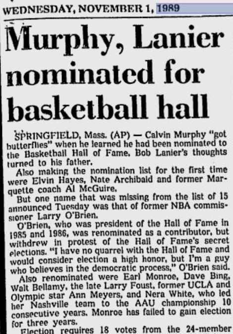 sur Le Roster. | Larry Foust, l'oublié du Hall of Fame